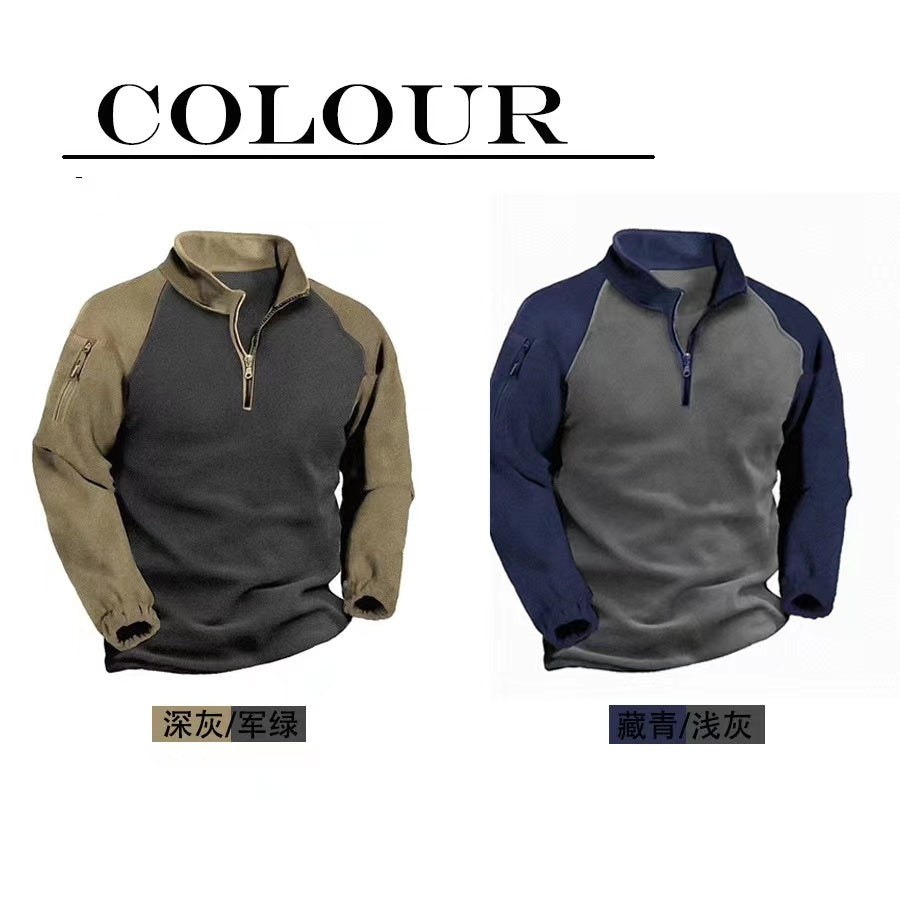 Men's Tactical Outdoor Polar Wool Hunting Jacket and Sweater