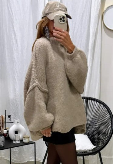 Loose Plus Size Pullover Sweater | Streetwear