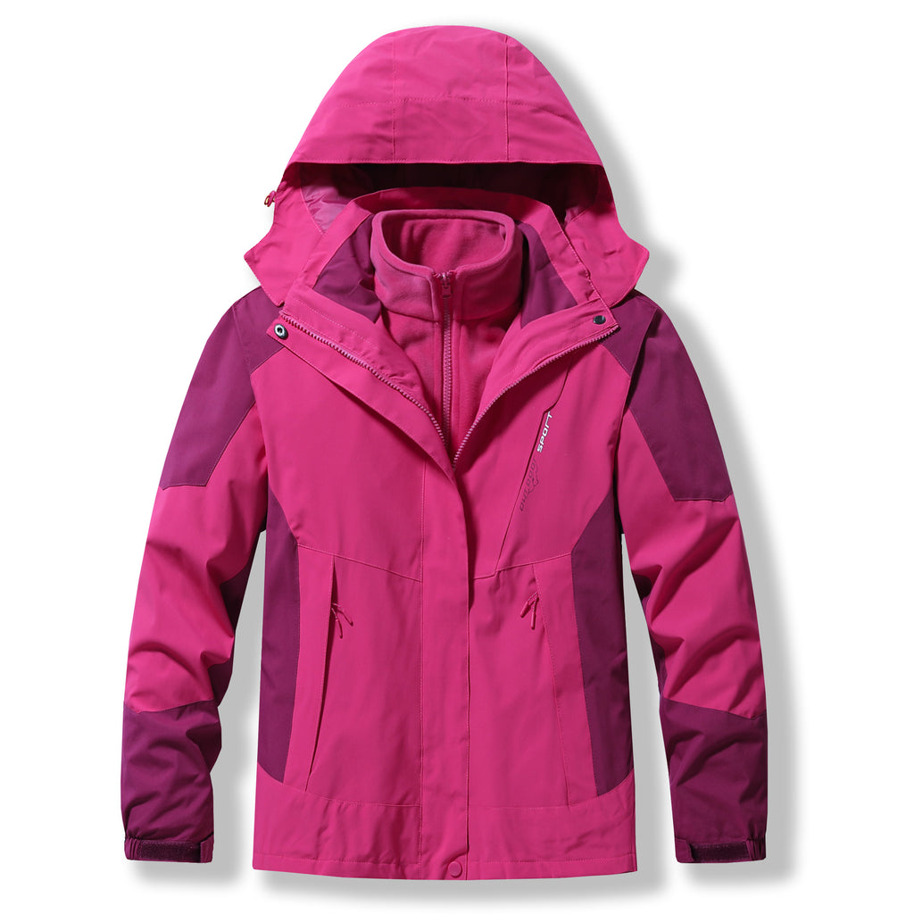 3-in-1 Waterproof Winter Jacket Set for Women