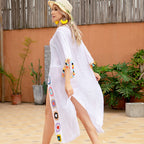 Women's Summer Beach Cover-Up Cardigan Dress