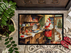 Cookies with Santa Claus Doormat