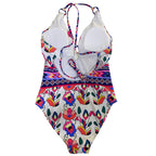 2022 Women's Fashion Swimwear with Back Tie Design