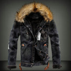 Thick Plus Velvet Youth Denim Jacket