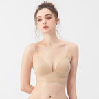 U-Shaped Backless Bra Set with Triangle Cups