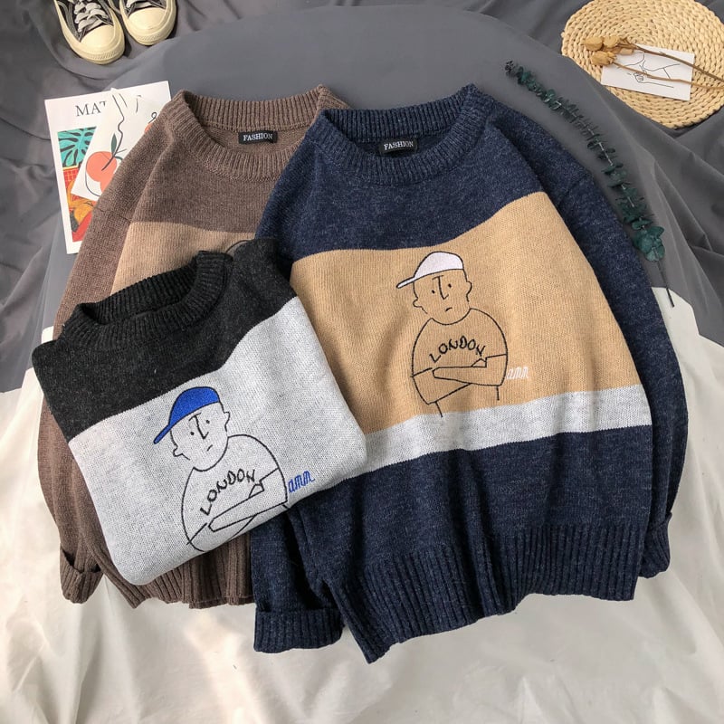 Trendy Personalized Sweater Coat for Couples