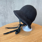 Children's Niche Wool Knit Fisherman Hat | Embroidered Cap