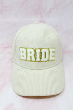 Bride Corduroy Ball Cap | Embroidered Cap