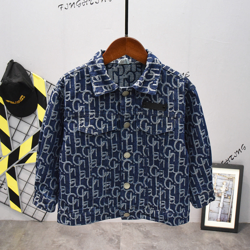 Spring New Denim Letter Hoodie D1585 | Streetwear