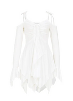 European And American Women's Clothing Irregular Spaghetti-strap Dress