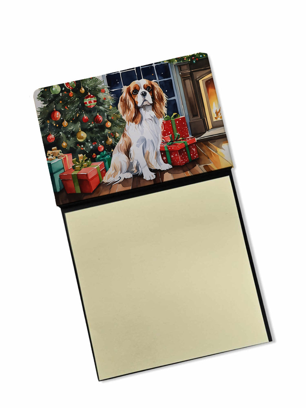 Cavalier Spaniel Cozy Christmas Sticky Note Holder