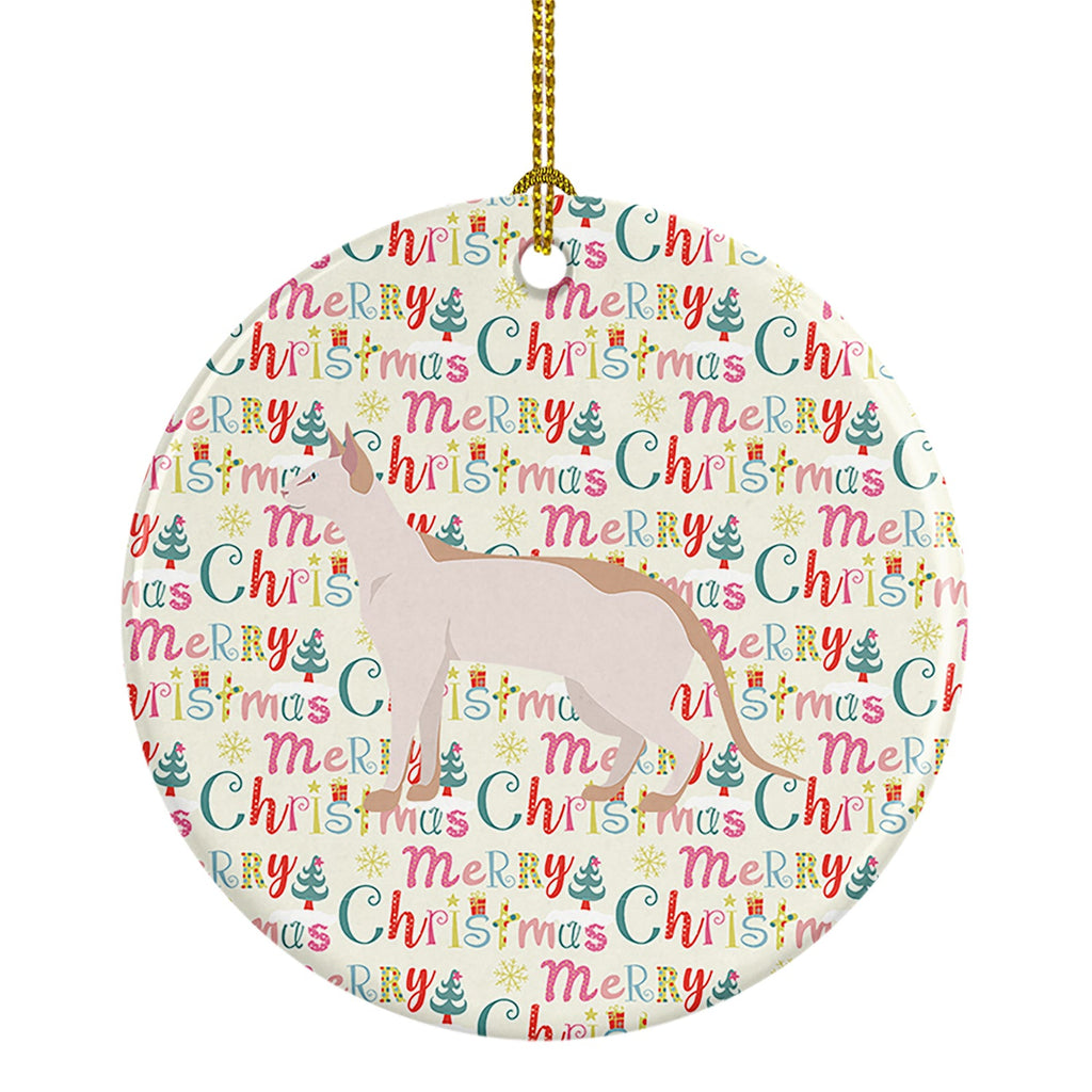 Colorpoint Shorthair #3 Cat Christmas Ceramic Ornament