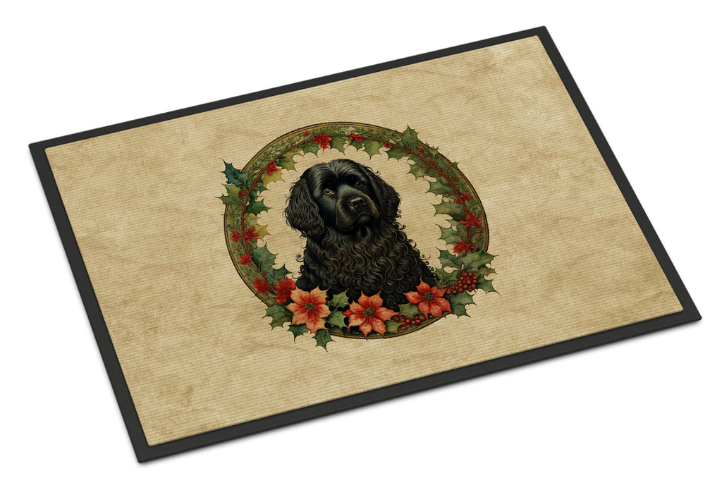 Puli Christmas Flowers Doormat
