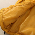 Long Cotton Gilet for Women - Hooded Sleeveless Jacket