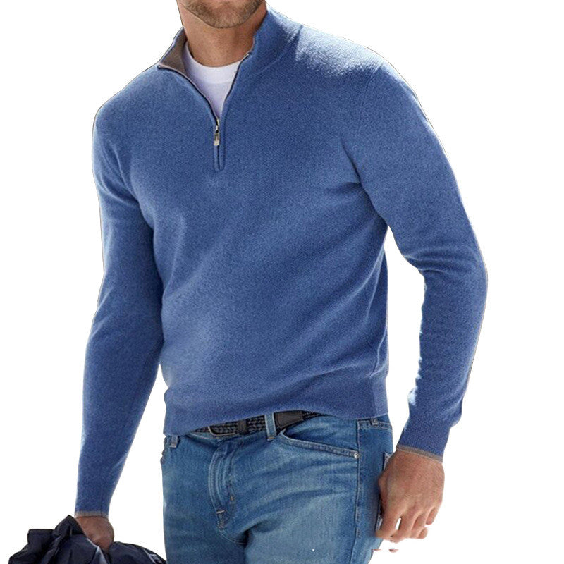Men's Long-Sleeved Cardigan for Autumn and Winter