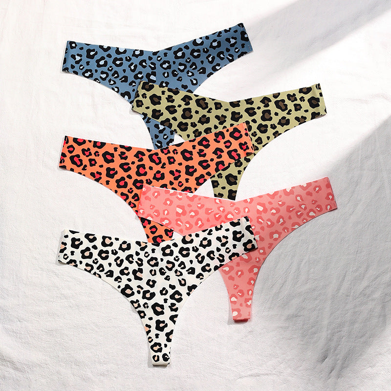 Women's Breathable Lace Thong Underwear with Cotton Crotch