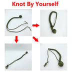 Outdoor EDC Self Defense Keychain with Monkey Fist Rope | Accessory