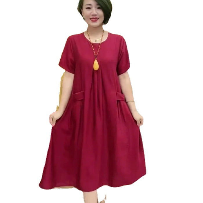 Plus Size Casual Dress for Summer - Stylish & Versatile