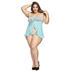 Plus Size Lace Lingerie Sleepwear for Women (Wholesale)