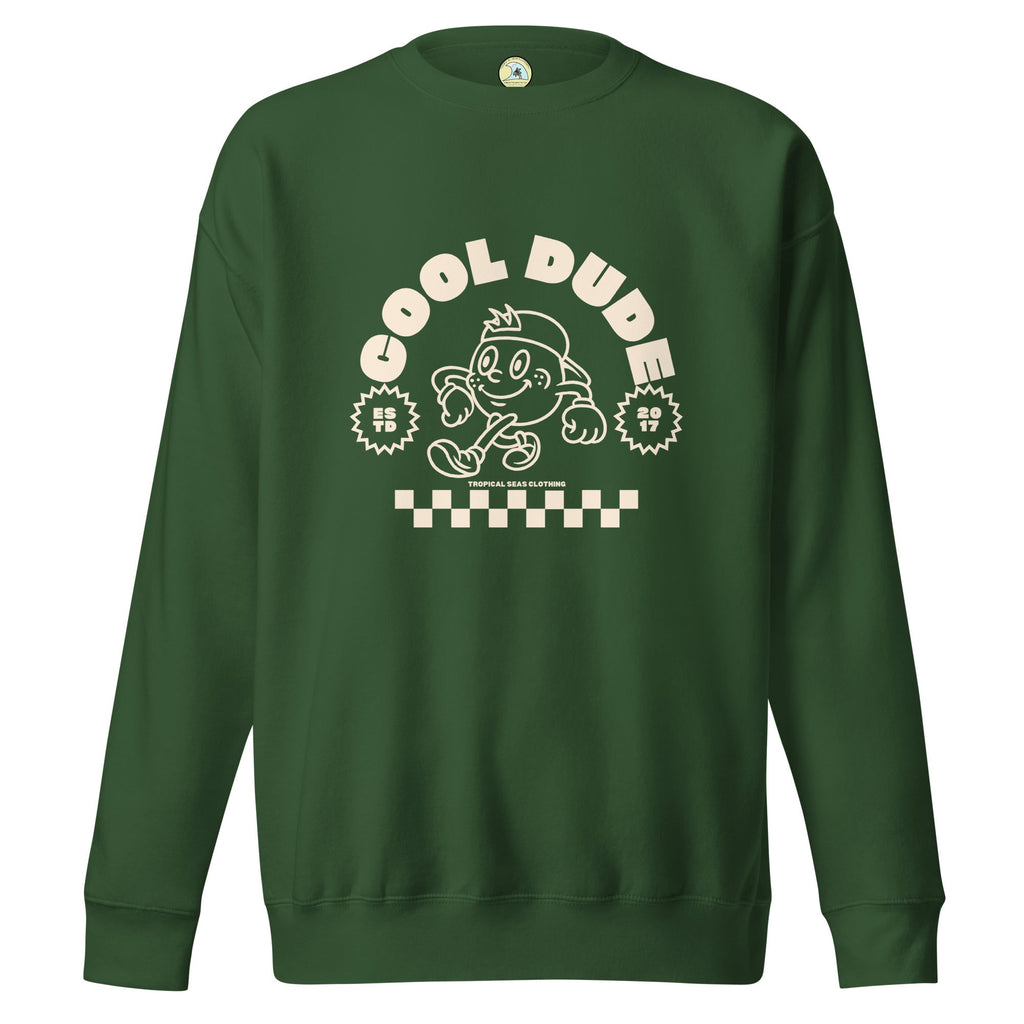 Cool Dude Surfer Premium Sweatshirt | Streetwear