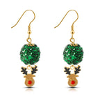 Christmas Series Cute Snowman and Santa Earrings