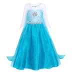 2024 Christmas Elsa Princess Dress for Girls