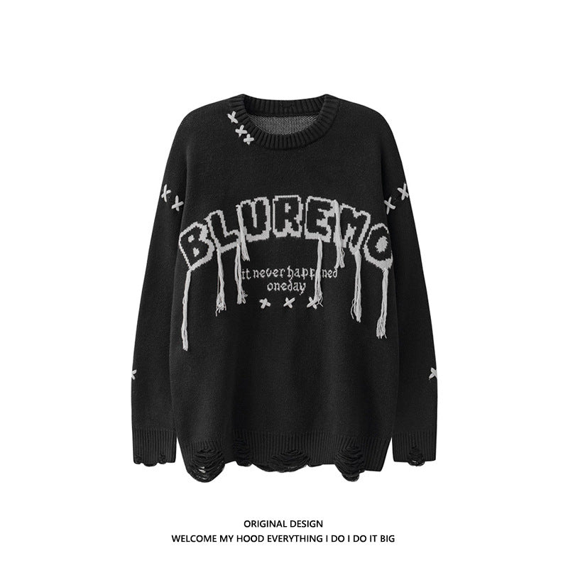 Original Round Neck Knitted Sweater for Men and Women