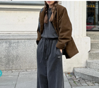 Vintage Luxe Women's Collar Coat