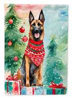 Belgian Malinois Christmas Garden Flag