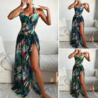 2023 New European Sexy Three-Piece Bikini Set
