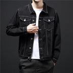 Trendy Black Casual Jacket for Autumn Wear