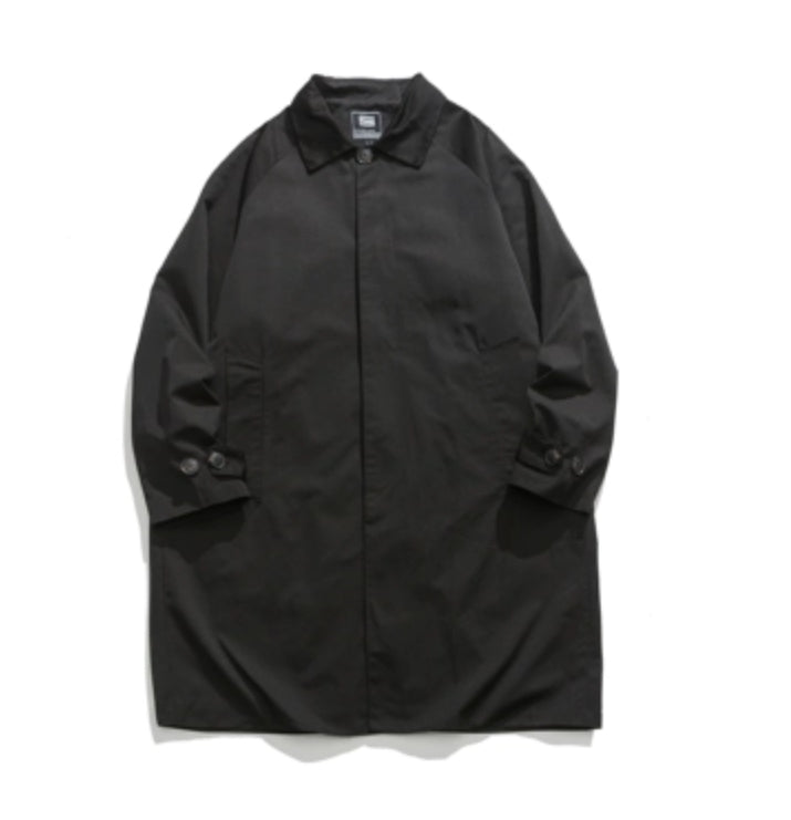 Retro Mid-Length Workwear Trench Coat for Commuting
