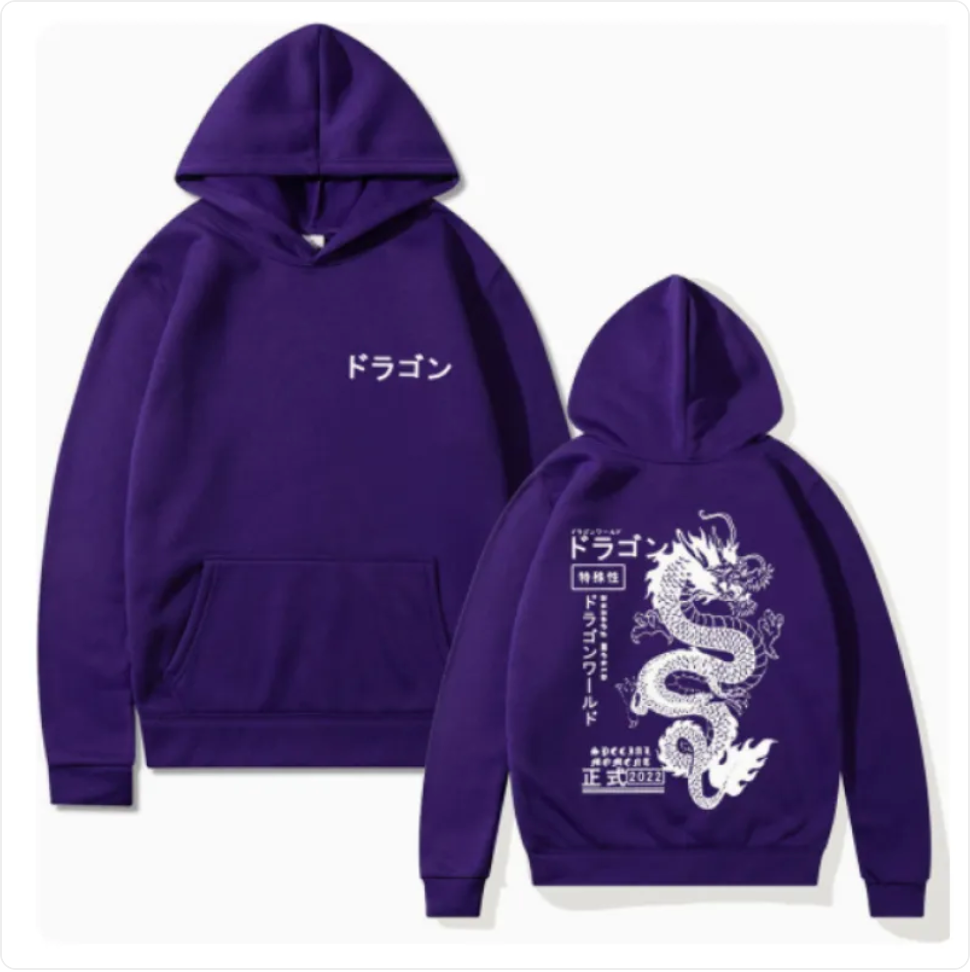 Dark Printed Hoodie | Streetwear