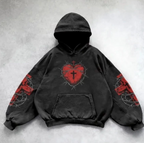 Vintage Skull Print Hoodie | Streetwear | Faith Streetwear