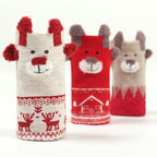 Christmas Theme Red Socks the Holiday Season