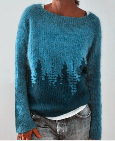 Color Block Loose Pullover | Streetwear