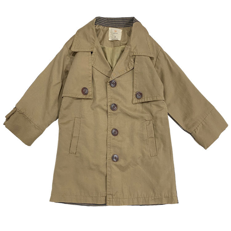 Plaid Matching Trench Coat for Stylish Outfits