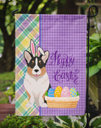 Tricolor Cardigan Corgi Easter Garden Flag