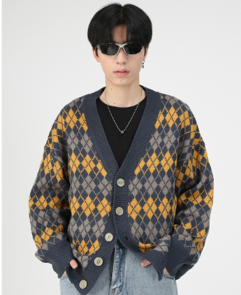Casual Knit Cardigan for Students and Everyday Wear
