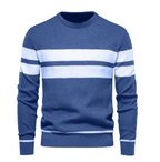 Men's Striped Sweater for Autumn/Winter (One Piece)
