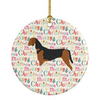 Hamiltonstovare Merry Christmas Ceramic Ornament