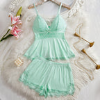 Women's Camisole Shorts Pajama Set