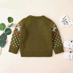 Christmas Giraffe Pullover Sweater for Boys | Streetwear