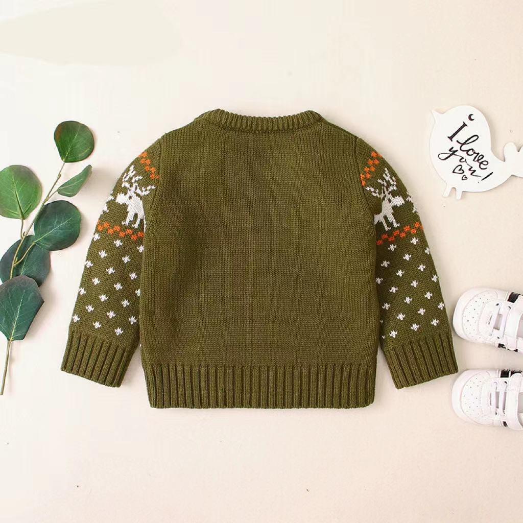 Christmas Giraffe Pullover Sweater for Boys | Streetwear