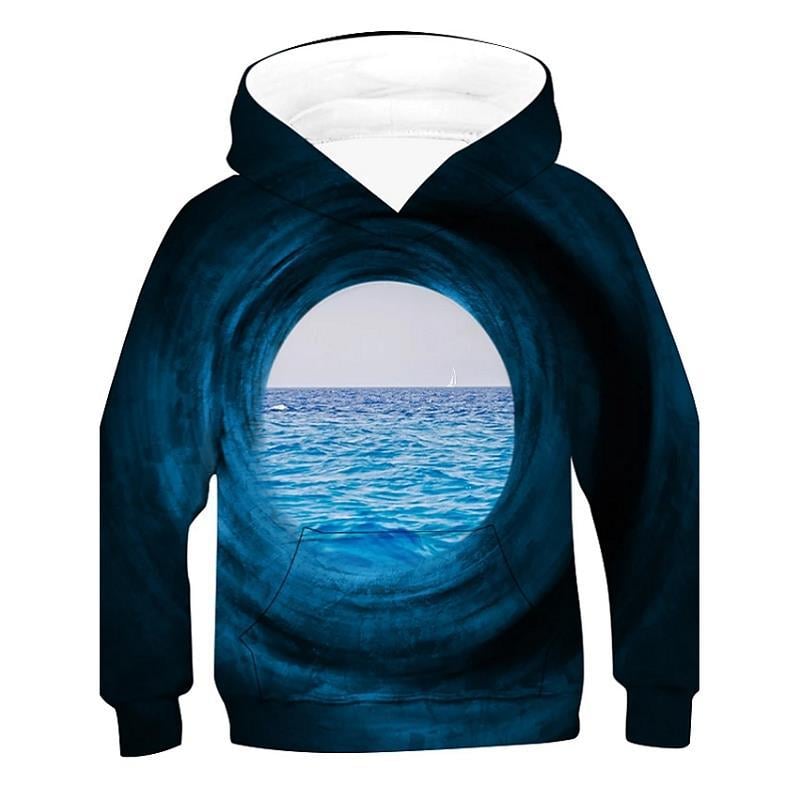 3D Vision Digital Printed Hoodie for Kids | Streetwear