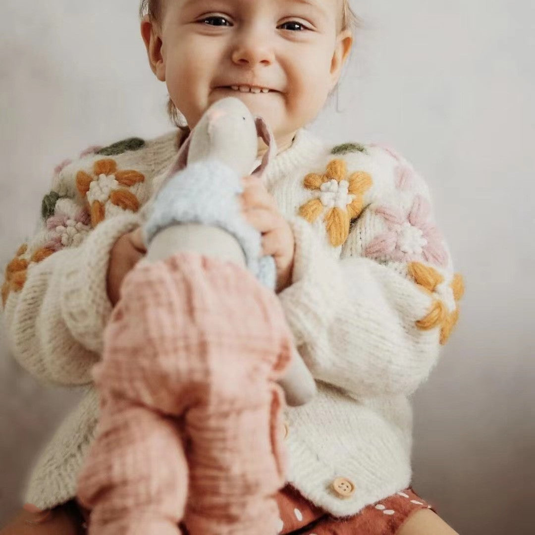 Knitted Thin Sweater Cardigan for Girls