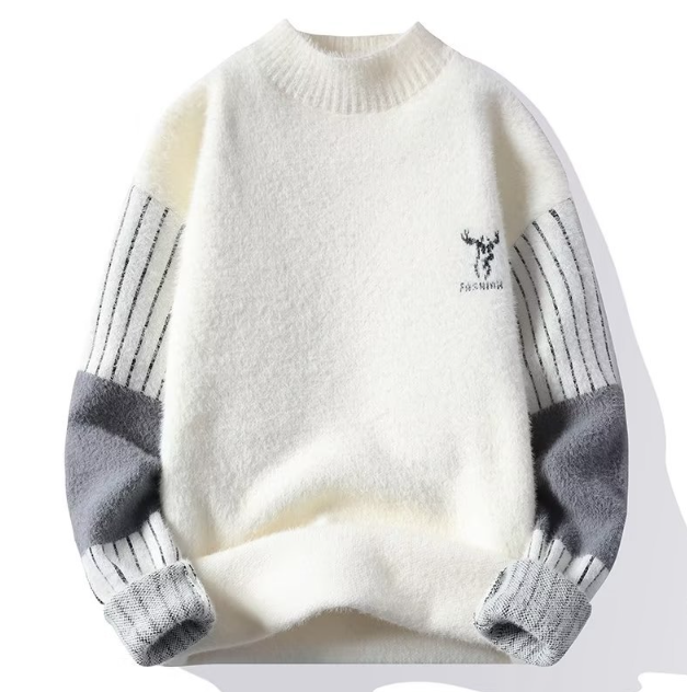 Apollo Mink Sweater - Men's Stylish Knit Pullover (One Piece)