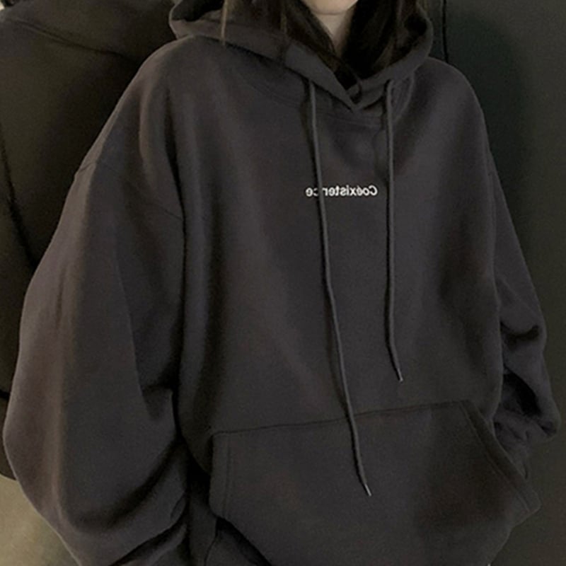 Trendy Loose Korean Style Windbreaker Coat
