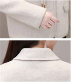 Women's Stylish Short Wool Coat
