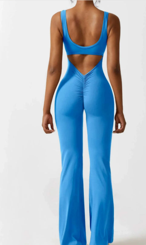Seamless Hollow Yoga Bodysuit