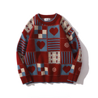 Niche Couple American Retro Loose Long-sleeve Sweater